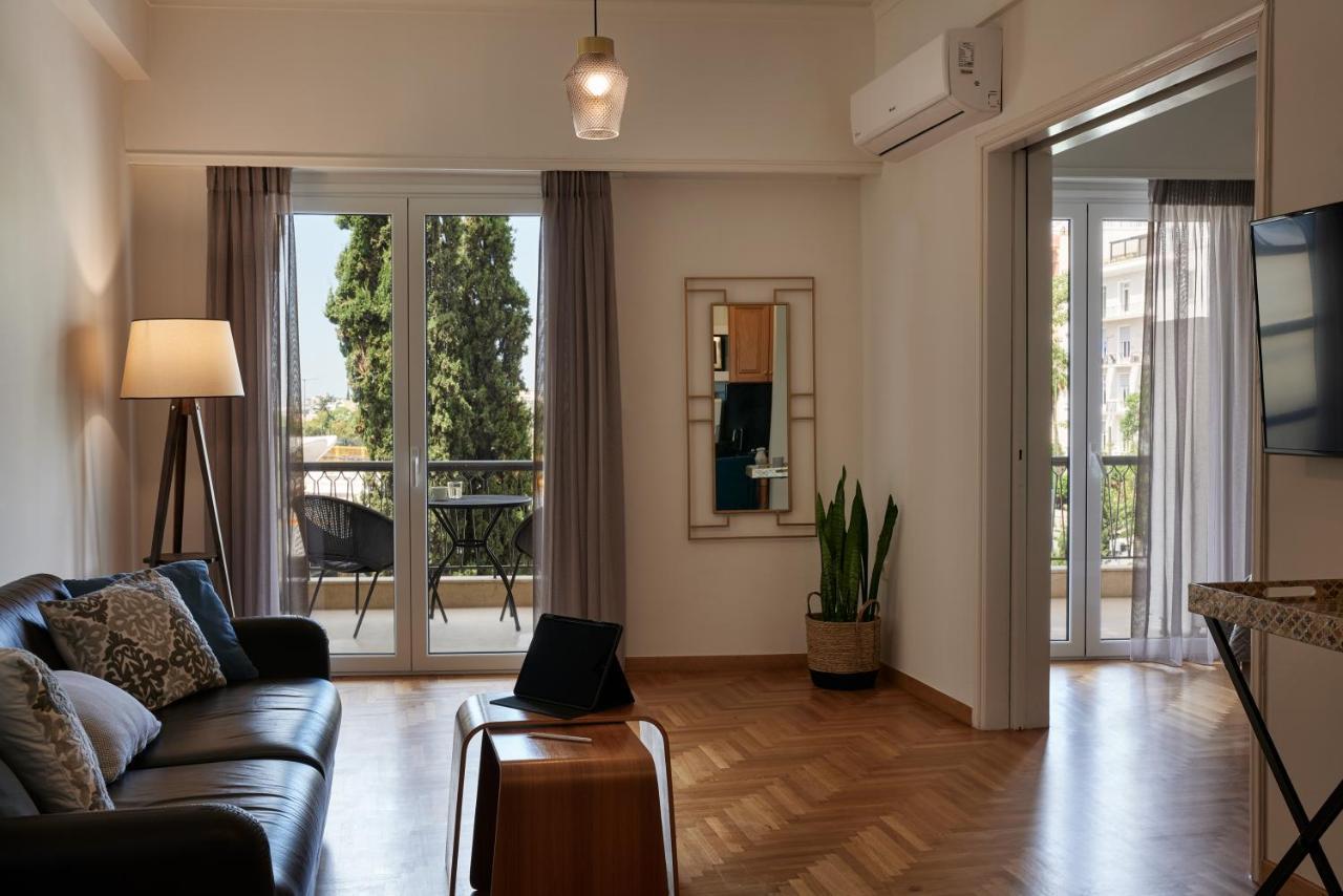 Chic One Bd Apartment With Hilton View アテネ エクステリア 写真