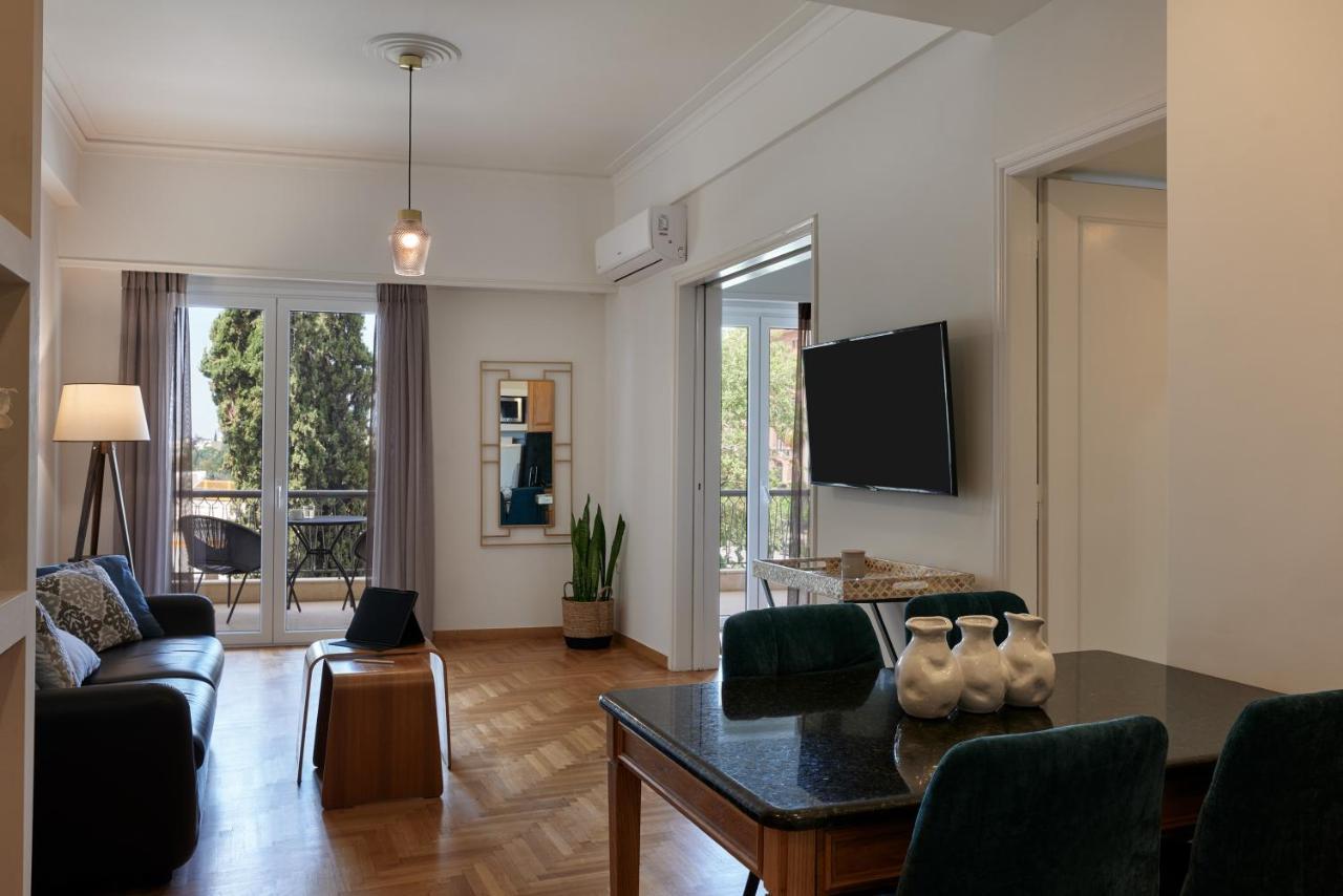 Chic One Bd Apartment With Hilton View アテネ エクステリア 写真